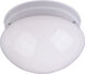 Essentials - 588x 2 Light 9 inch White Flush Mount Ceiling Light