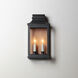 Savannah VX 2 Light 15.25 inch Antique Copper and Black Oxide Outdoor Wall Mount in Antique Copper/Black