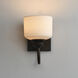 Bisque 1 Light 5.5 inch Oil Rubbed Bronze Wall Sconce Wall Light
