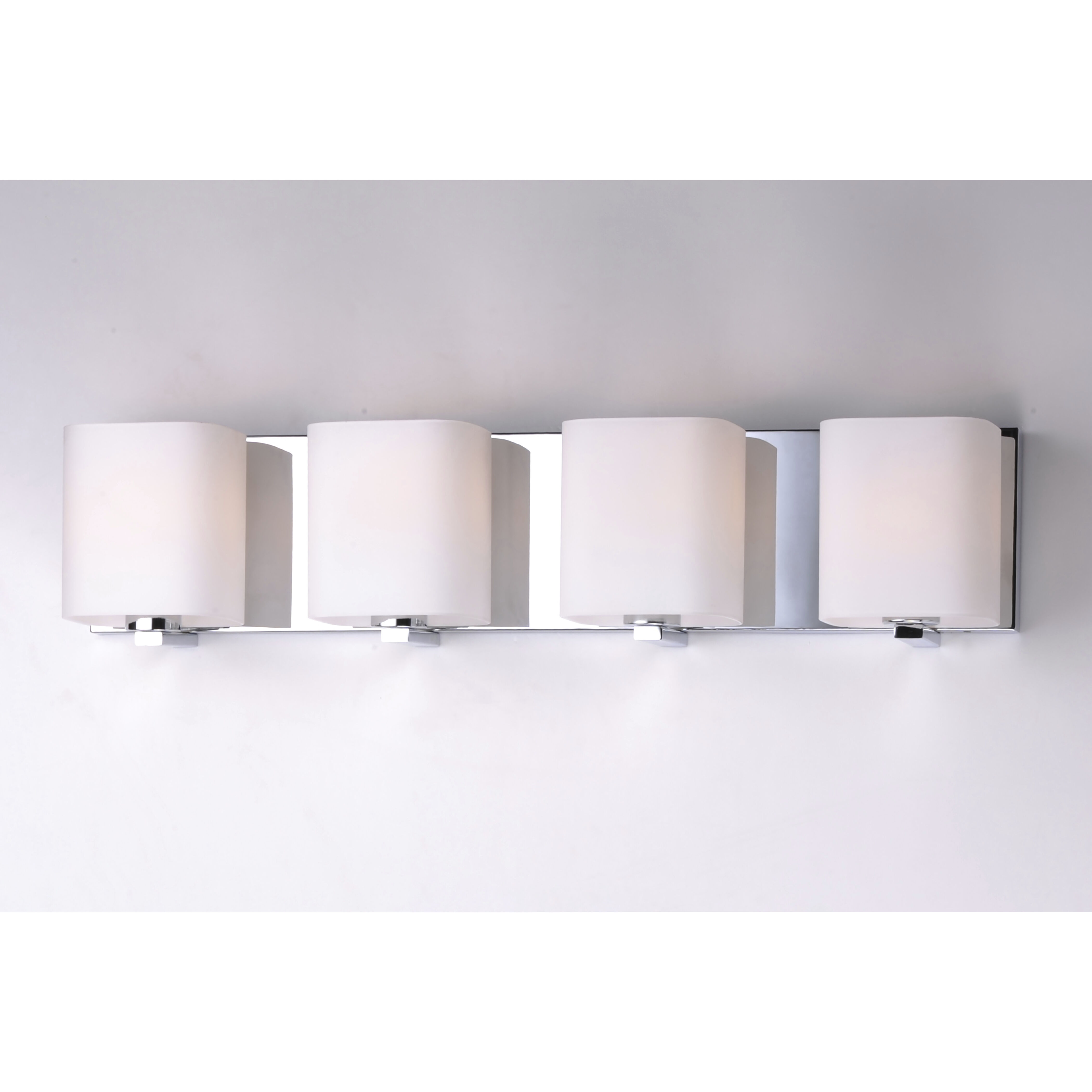 Wrap 4 Light 26 inch Polished Chrome Bath Vanity Wall Light