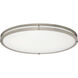 Linear LED 18 inch Satin Nickel Flush Mount Ceiling Light