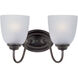 Stefan 2 Light 13.25 inch Oil Rubbed Bronze Bath Vanity Wall Light