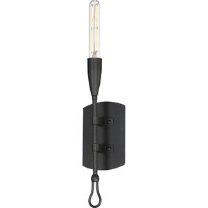 Pioneer 1 Light 5 inch Anthracite ADA Wall Sconce Wall Light