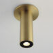 Calibro LED 2.5 inch Natural Aged Brass Outdoor Flush Mount
