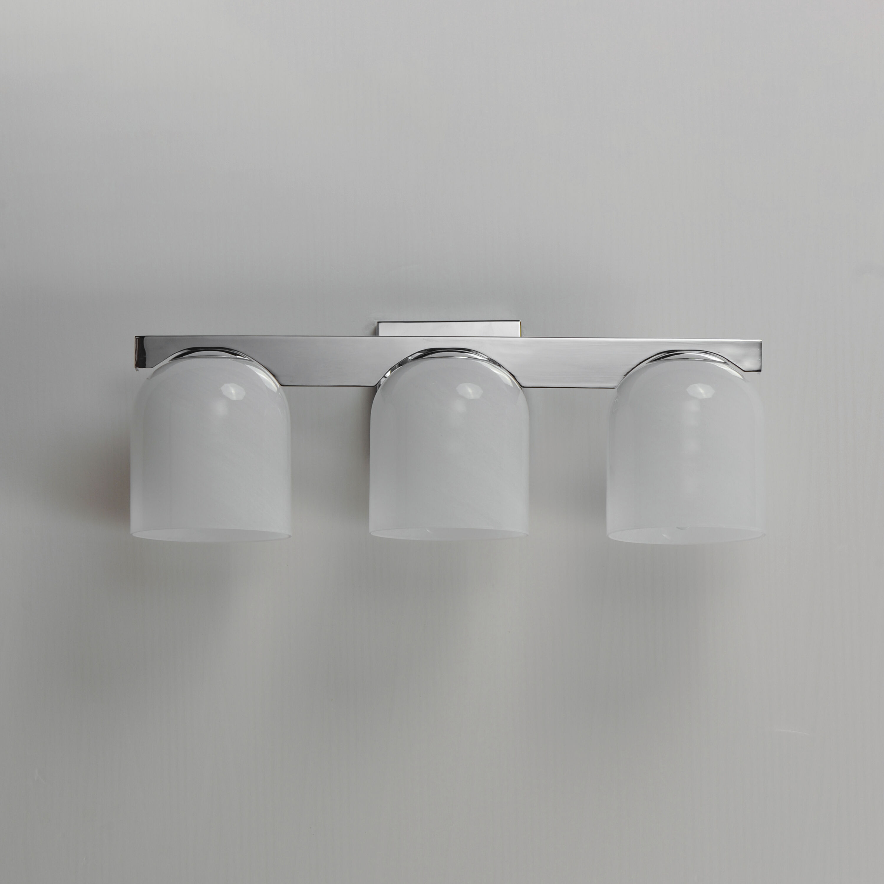 Scoop 3 Light 21.5 inch Polished Chrome Bath Vanity Wall Light in Marble