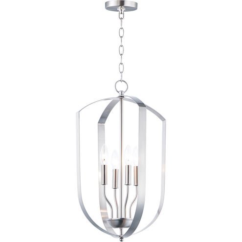 Provident 4 Light 15 inch Satin Nickel Chandelier Ceiling Light