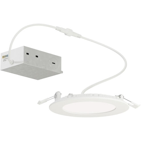Slim LED 4.75 inch White Flush Mount Ceiling Light