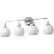 Neve 4 Light 31 inch Polished Chrome Bath Vanity Wall Light
