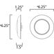 Diverse LED 6 inch White Flush Mount Ceiling Light