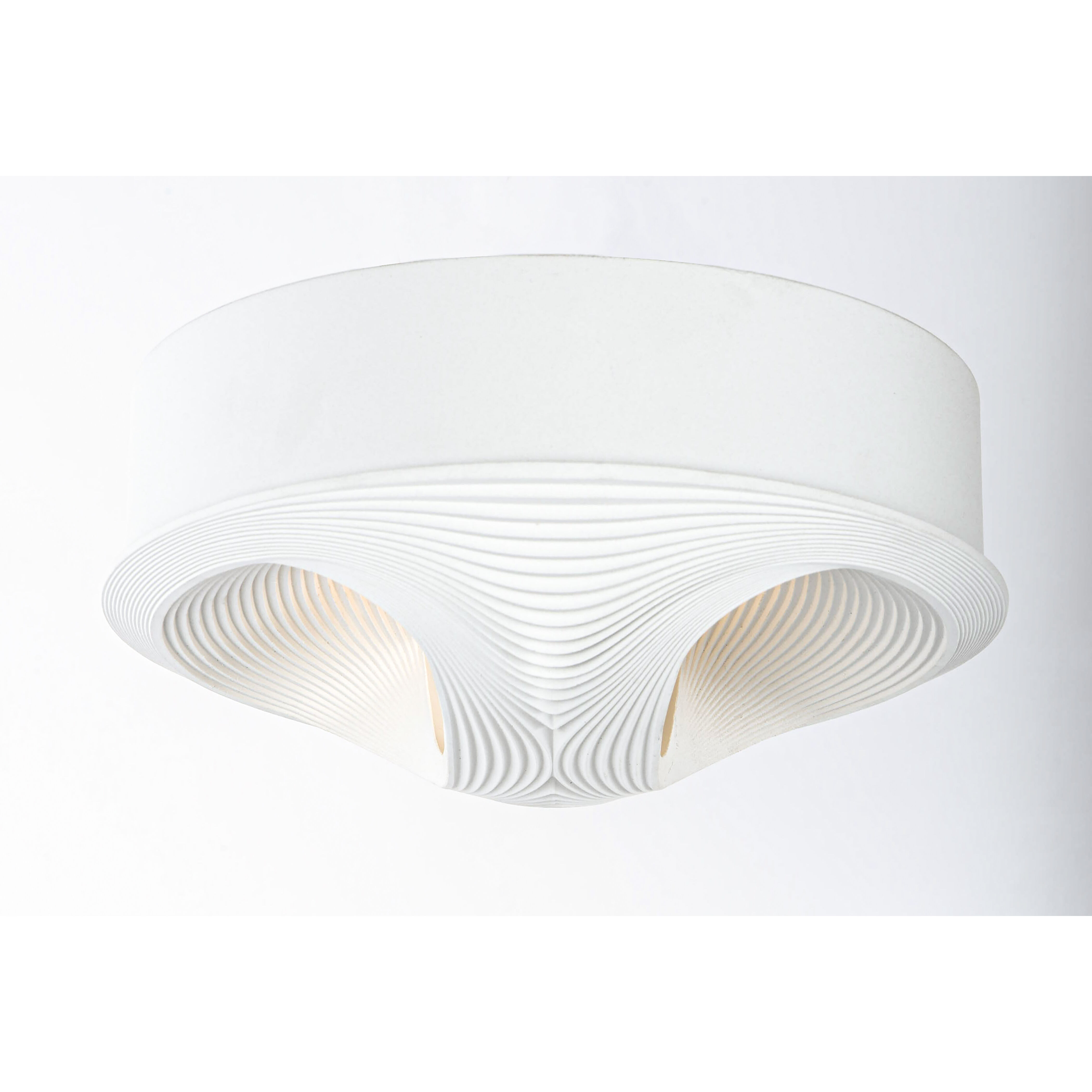 Influx LED 10 inch White Outdoor Flush Mount