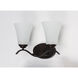 Vital 2 Light 14.5 inch Oil Rubbed Bronze Bath Vanity Wall Light