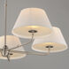 Dunbridge 5 Light 42 inch Polished Nickel Chandelier Ceiling Light