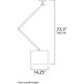 Hotel LED 14.25 inch Polished Chrome Single Pendant Ceiling Light