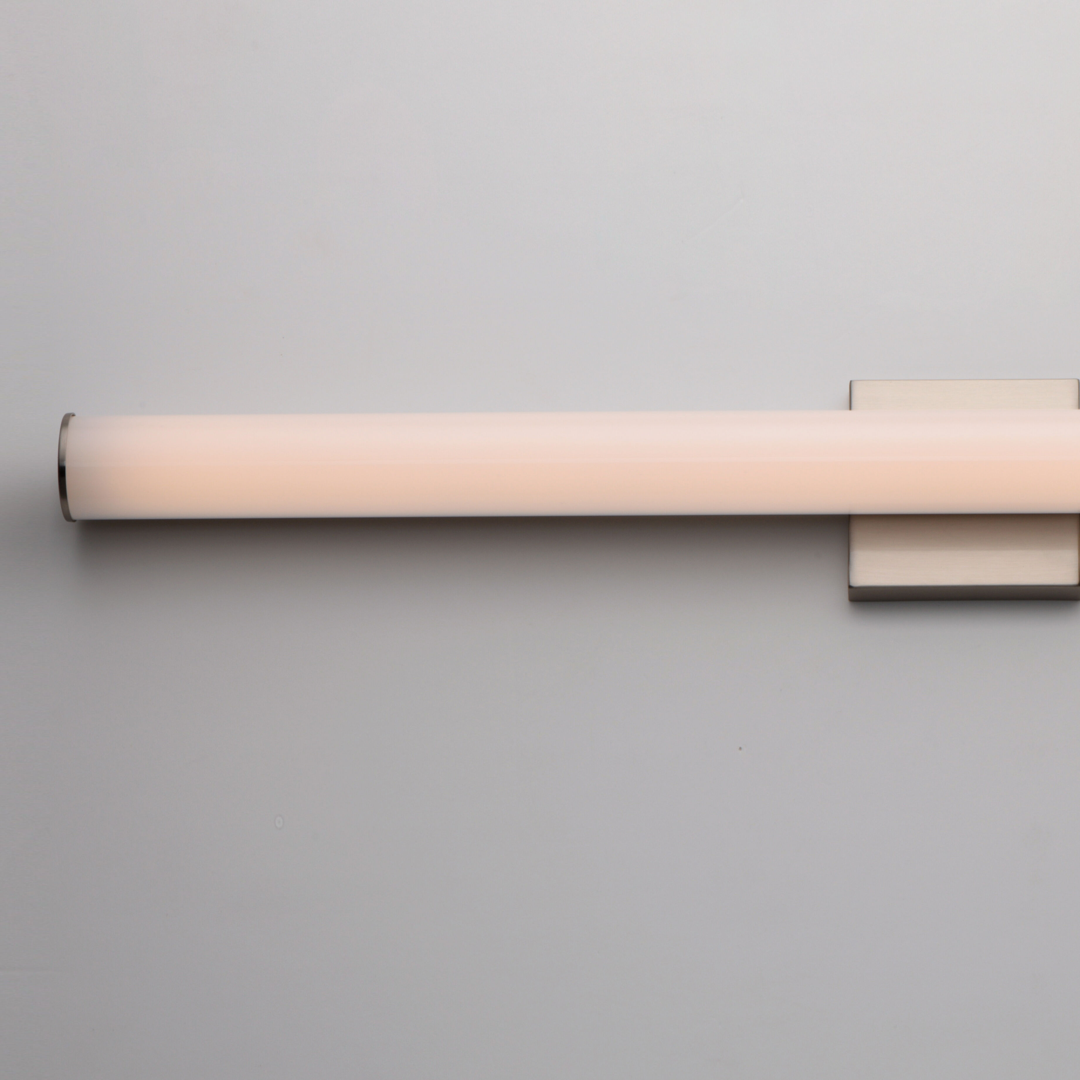 Rail LED 30 inch Satin Nickel Bath Vanity Wall Light