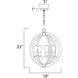 Bodega Bay 5 Light 18 inch Anthracite Single-Tier Chandelier Ceiling Light in Bulb Not Included