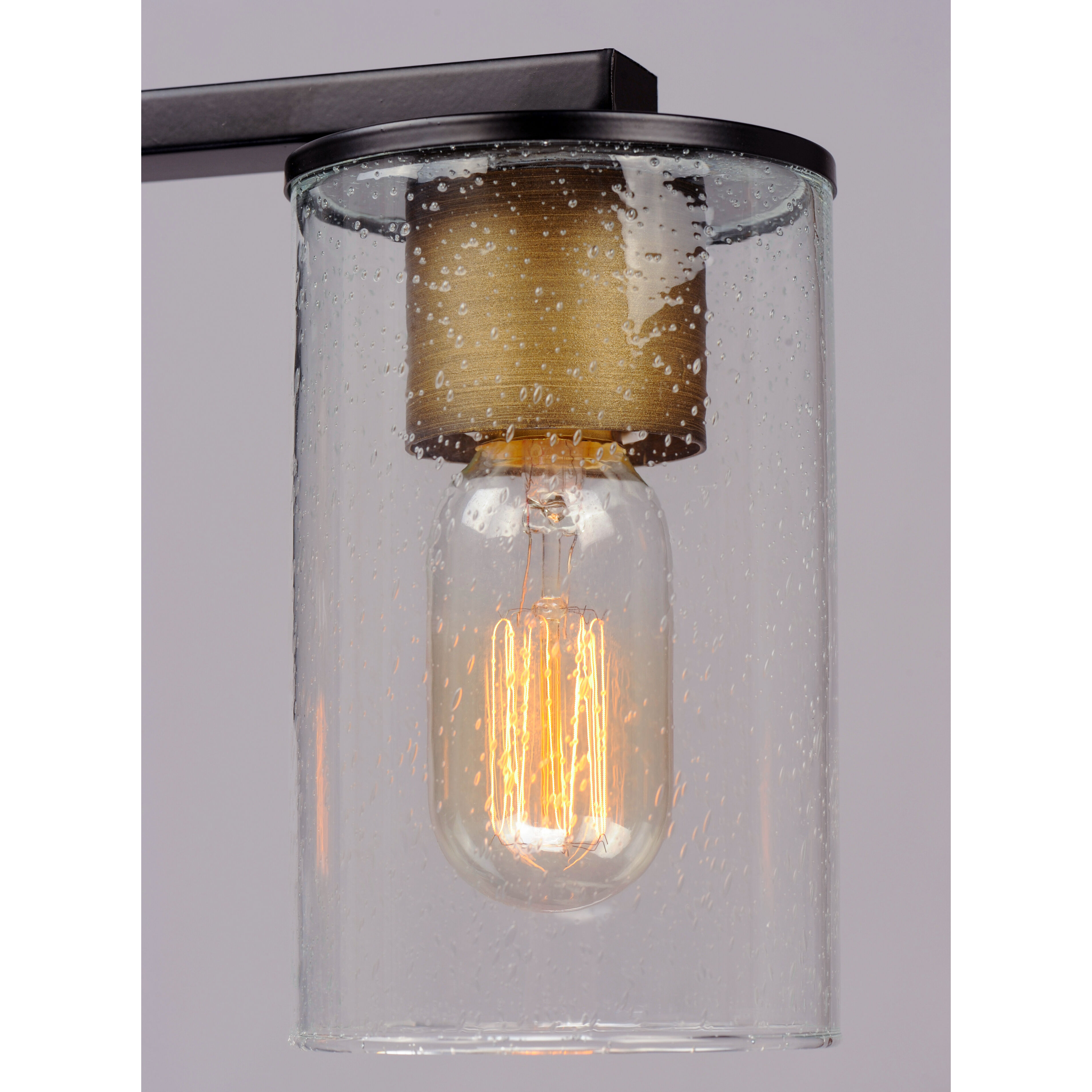 Sleek 3 Light 24 inch Black Bath Vanity Wall Light 