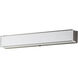 Edge LED 18 inch Satin Nickel Bath Vanity Light Wall Light