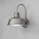 Pier M 1 Light 13 inch Weathered Zinc Outdoor Wall Mount