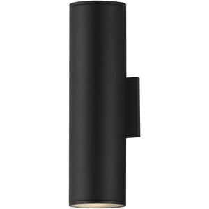 Stout LED 15 inch Black Outdoor Wall Mount