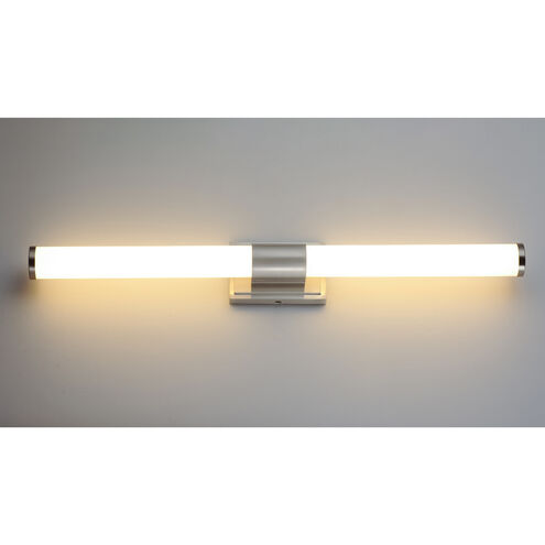 Optic LED 24 inch Satin Nickel Bath Vanity Wall Light