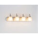 Axis 4 Light 30 inch Satin Nickel Bath Vanity Wall Light