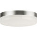 Illuminaire II LED 7 inch Satin Nickel Flush Mount Ceiling Light