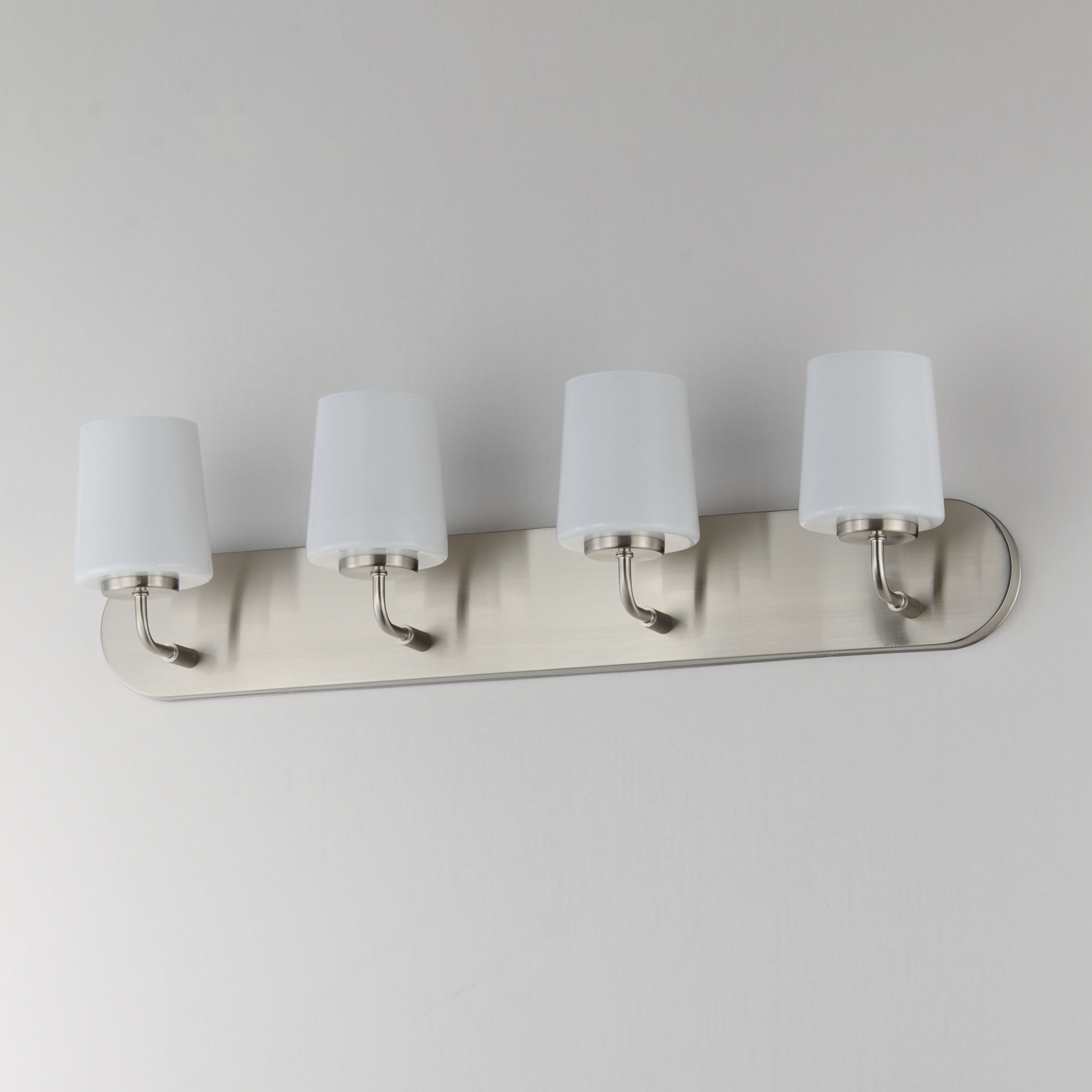 Durham 4 Light 30 inch Satin Nickel Bath Vanity Wall Light