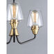 Goblet 3 Light 19 inch Bronze/Antique Brass Mini Chandelier Ceiling Light in Bronze and Antique Brass