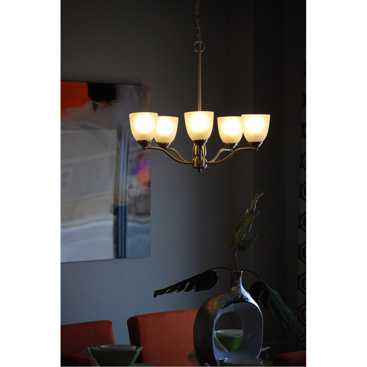 Stefan 9 Light 30 inch Satin Nickel Multi-Tier Chandelier Ceiling Light