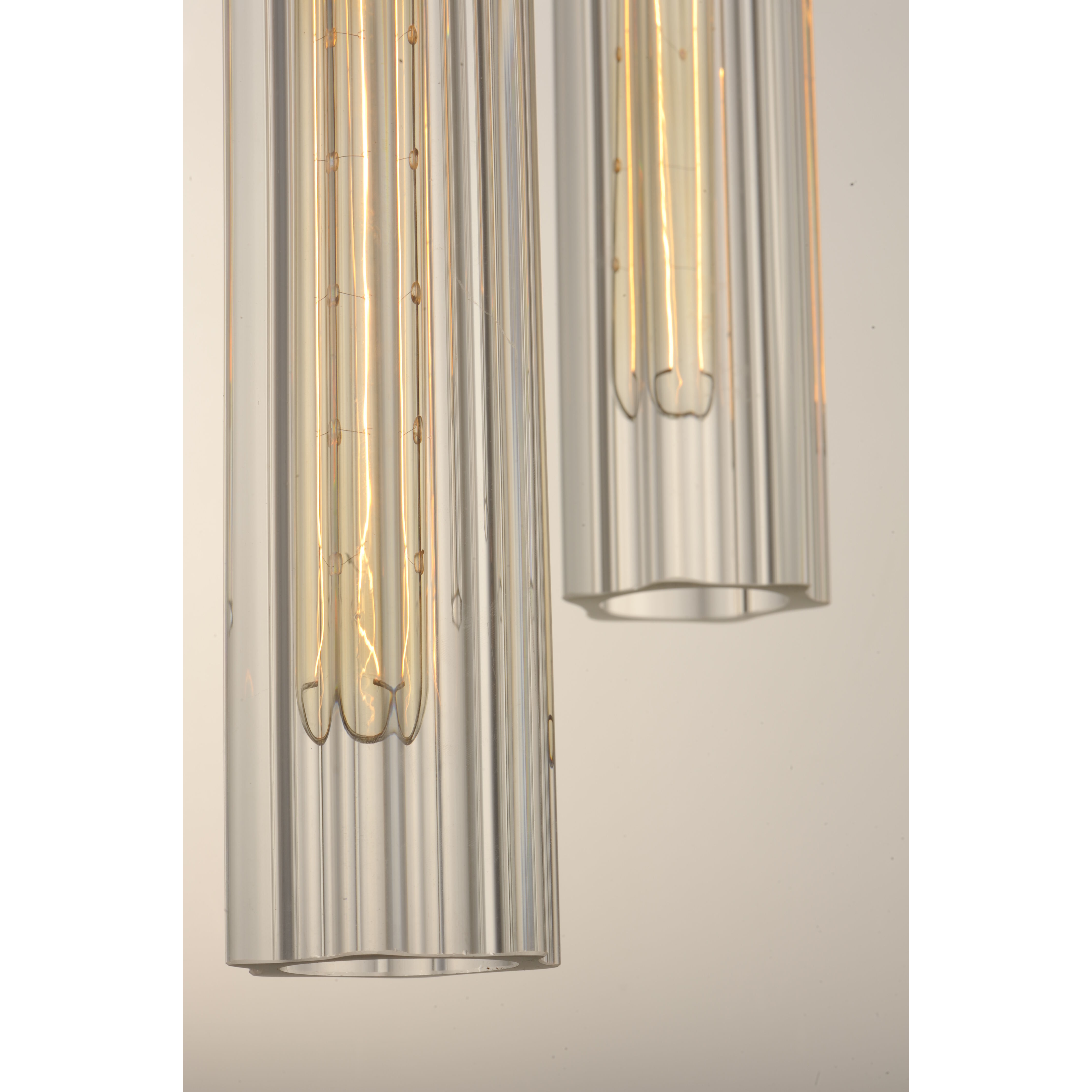 Flambeau 3 Light 13 inch Black/Antique Brass Chandelier Ceiling Light