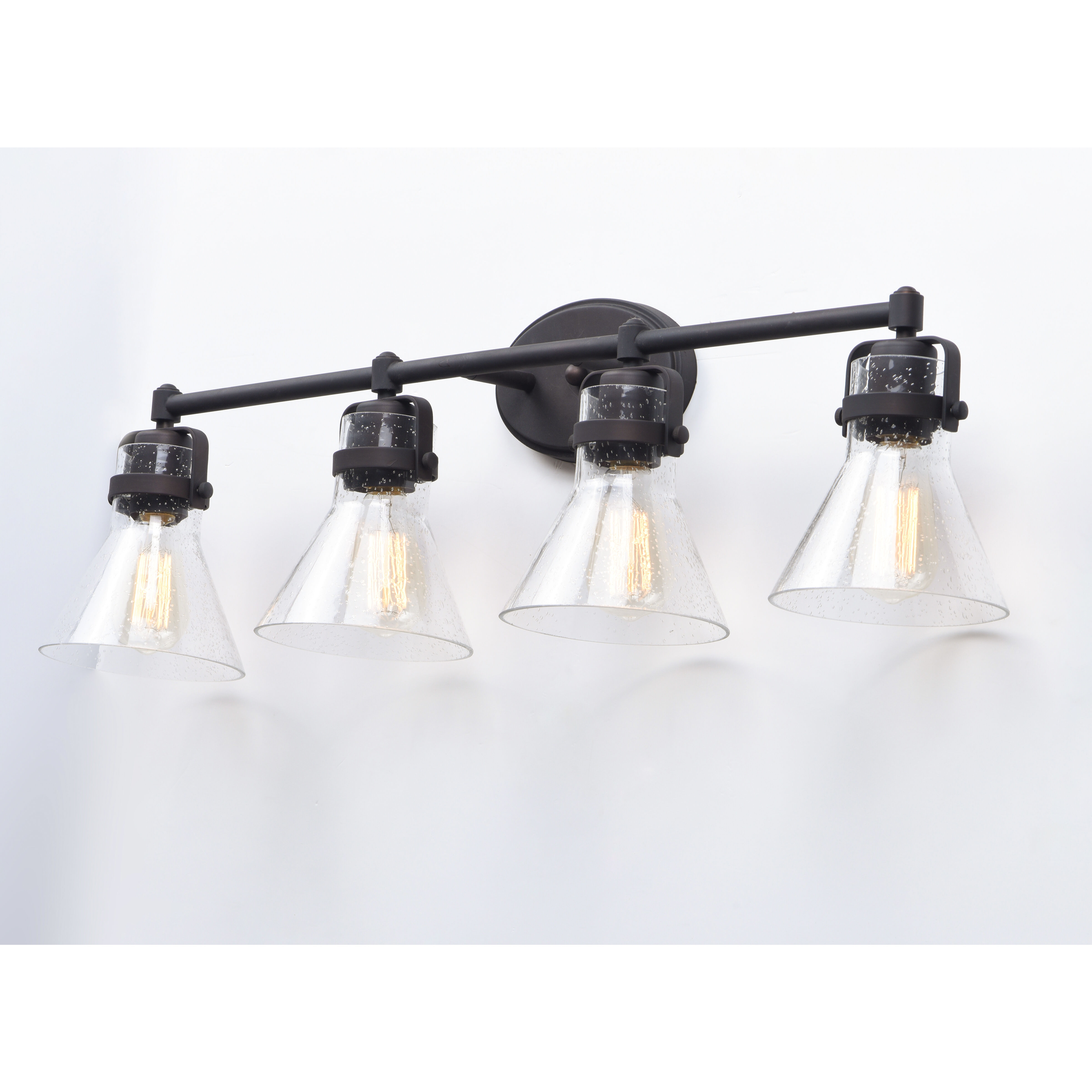 Seafarer 4 Light 33 inch Oil Rubbed Bronze Bath Vanity Wall Light in Without Bulb