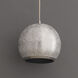 Aurelia 1 Light 10 inch Arctic White Mini Pendant Ceiling Light in Steel ARW