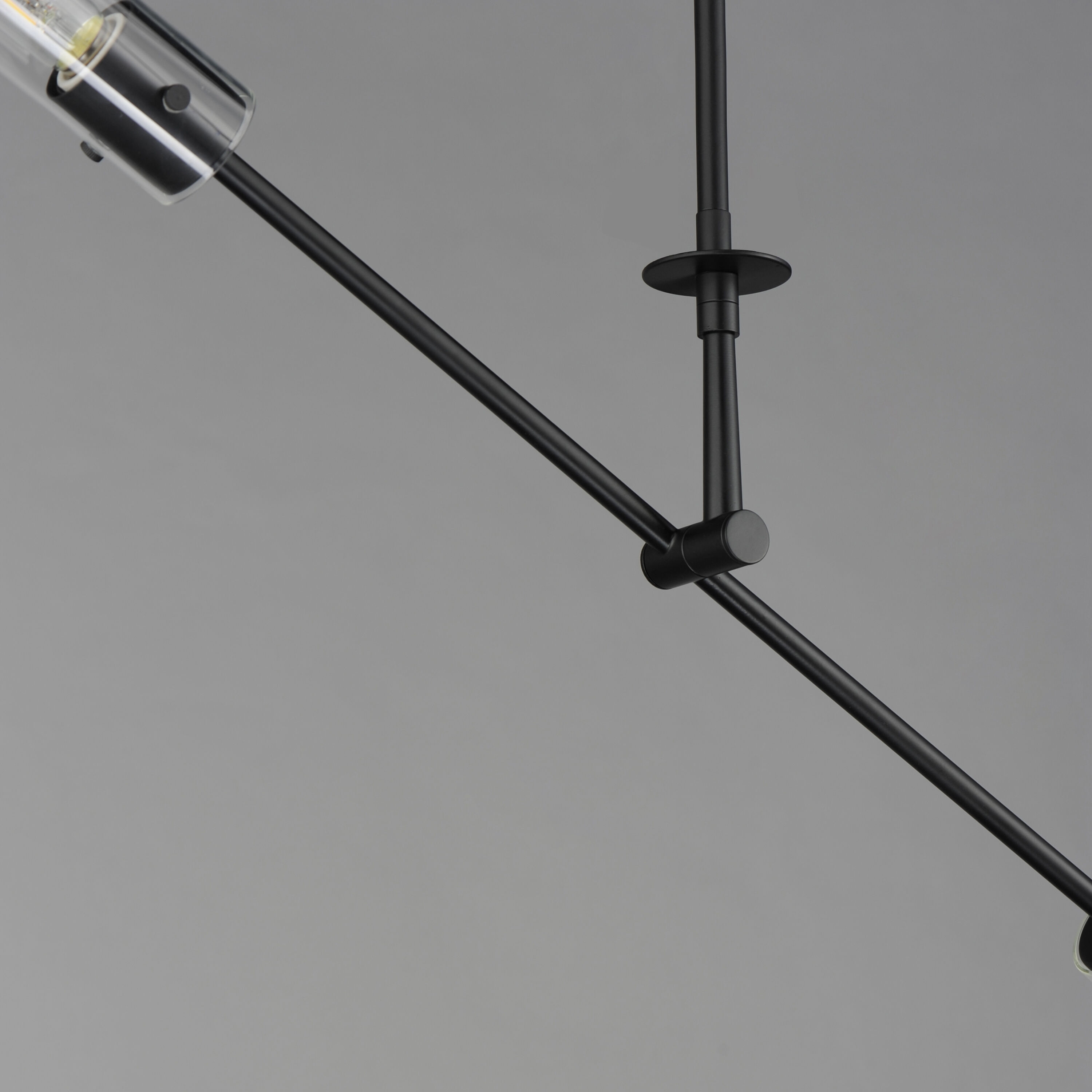 Equilibrium LED 42 inch Black Linear Pendant Ceiling Light
