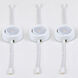 CounterMax MX-LD-AC 120 LED 2.75 inch White Under Cabinet Disc