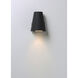 Mini LED 6.25 inch Black Outdoor Wall Mount