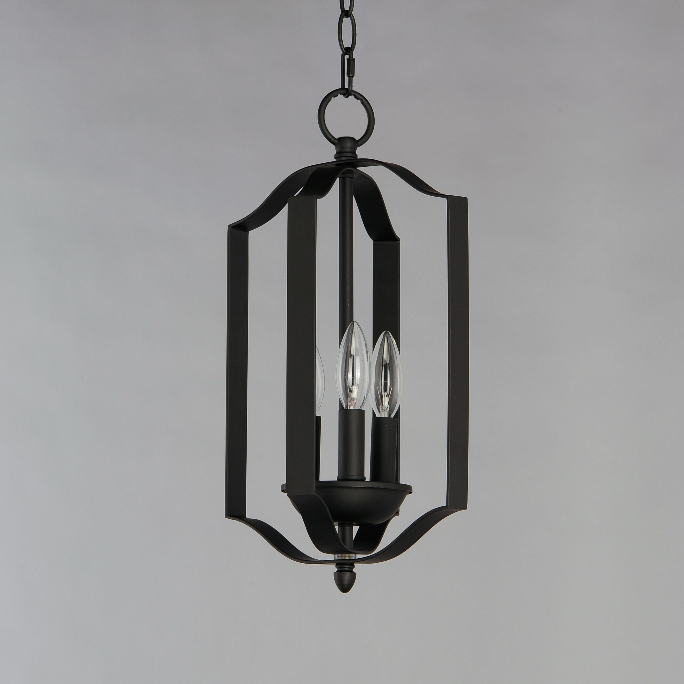 Provident 3 Light 10 inch Black Single Pendant Ceiling Light