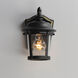 Dover DC 1 Light 9.5 inch Bronze Outdoor Wall Mount