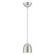 Tova 1 Light 5 inch Satin Nickel Single Pendant Ceiling Light
