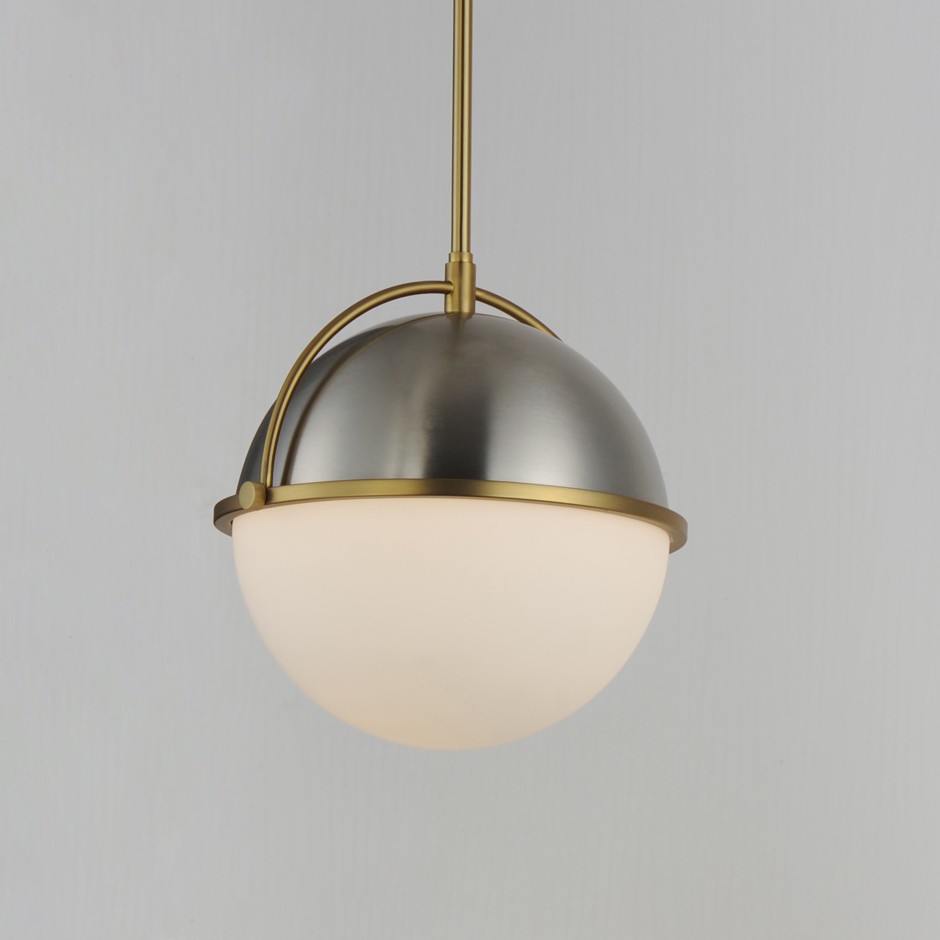 Brass and nickel pendant light online