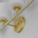 Bristol 4 Light 28.5 inch Satin Brass Bath Vanity Wall Light