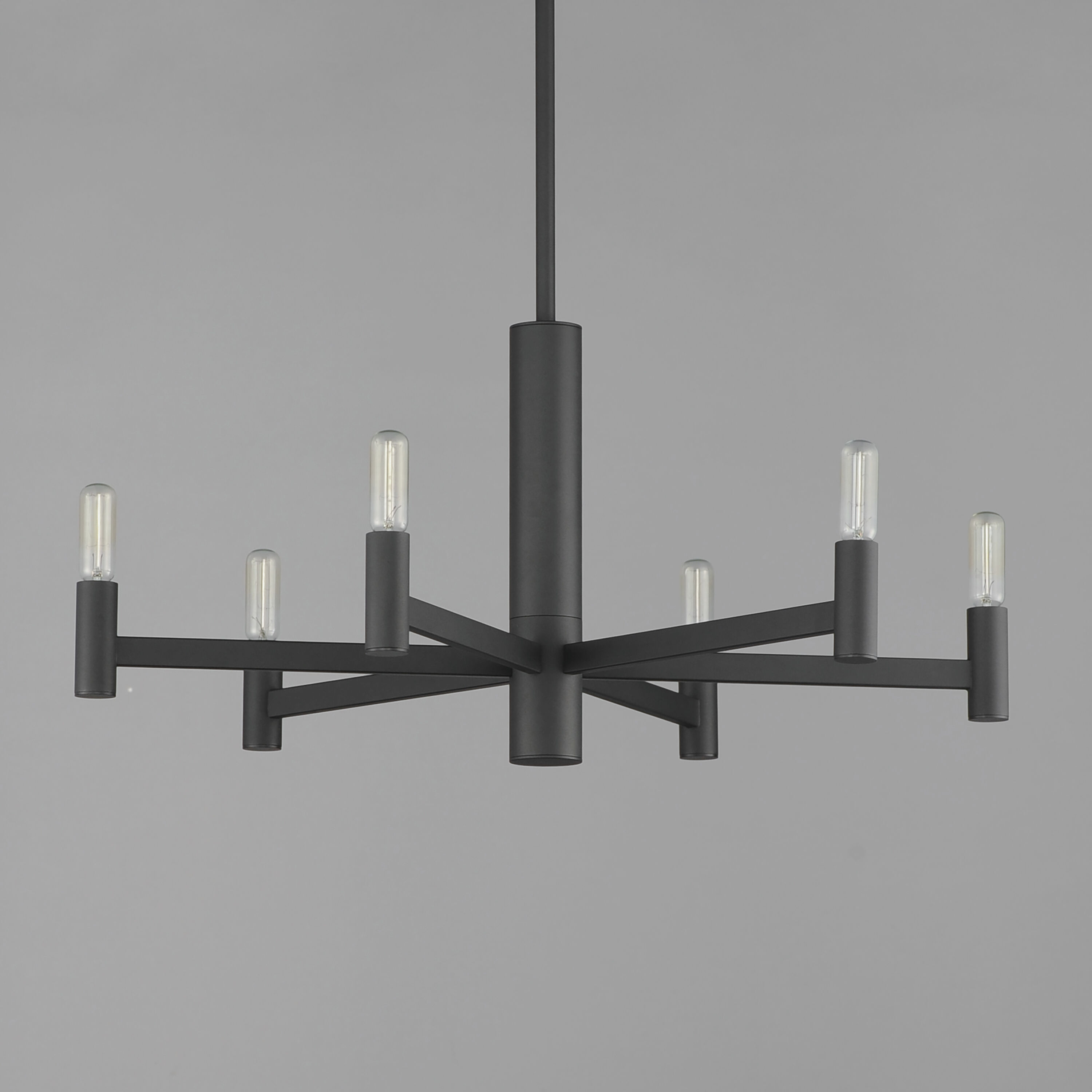 Emana 6 Light 25.5 inch Black Chandelier Ceiling Light