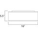 Prime LED 16 inch Satin Nickel Flush Mount Ceiling Light