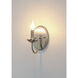 Logan 1 Light 4.5 inch Satin Nickel Wall Sconce Wall Light