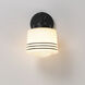 Eureka 1 Light 6 inch Black Wall Sconce Wall Light