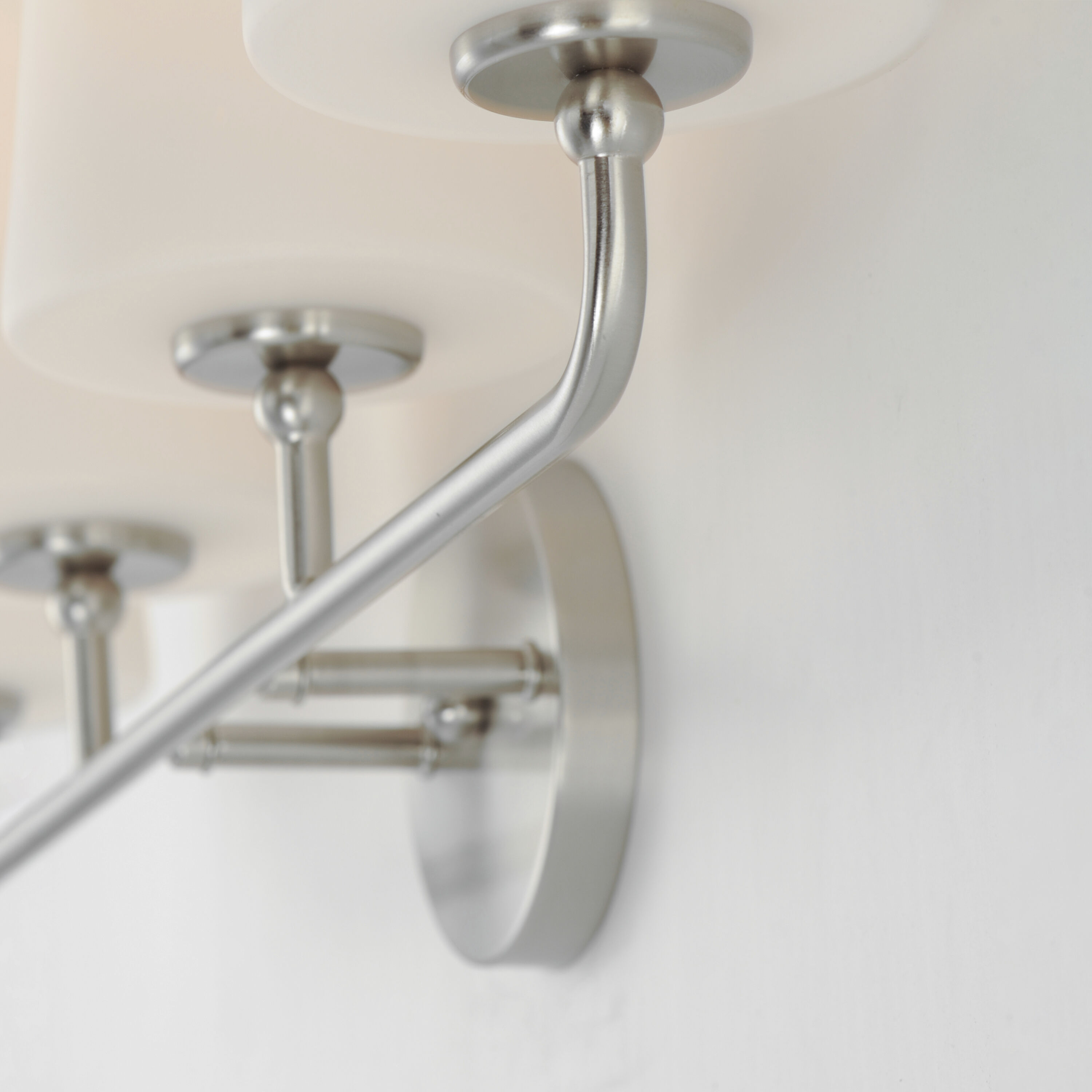 Bristol 4 Light 29 inch Satin Nickel Bath Vanity Wall Light