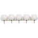 Axis 5 Light 36 inch Satin Nickel Bath Vanity Wall Light