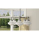 New School LED 28 inch Satin Nickel Down Light Chandelier Ceiling Light