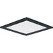 Wafer LED 6.25 inch Black Flush Mount Ceiling Light