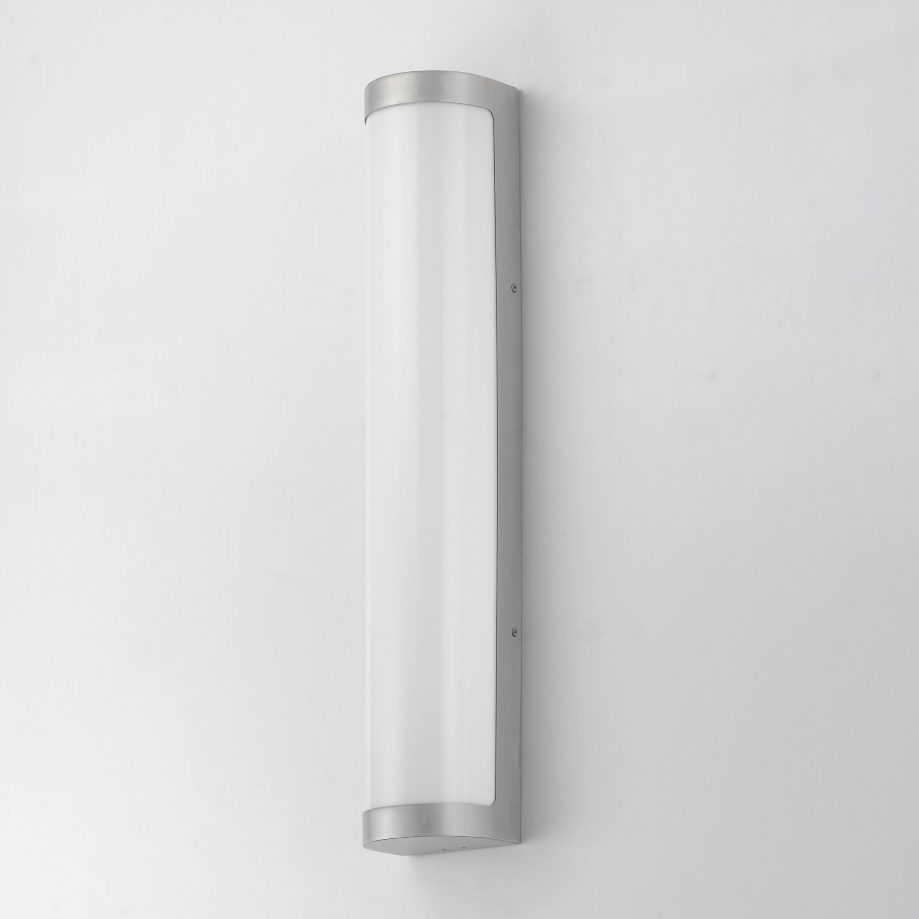 Halfpipe LED 26 inch Brushed Aluminum Outdoor Wall Mount