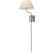 Dunbridge 1 Light 12 inch Polished Nickel Wall Sconce Wall Light